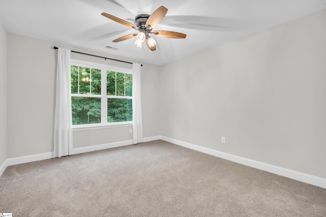 118 Perry Hill Rd, Easley, SC 29640 - empty room with carpet, a ceiling fan, and baseboards
