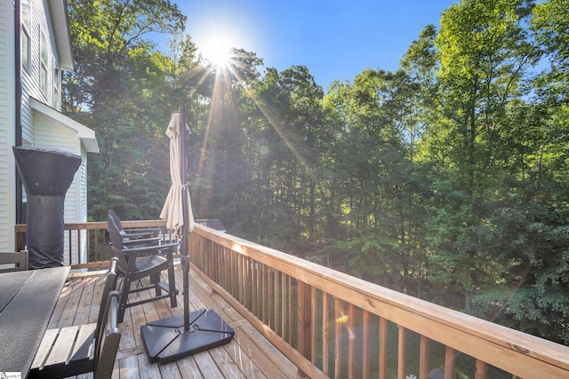 118 Perry Hill Rd, Easley, SC 29640 - view of wooden deck