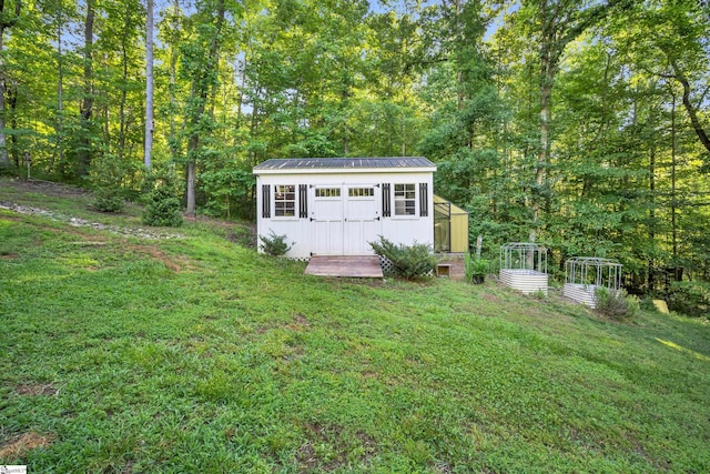 118 Perry Hill Rd, Easley, SC 29640 - view of shed with a view of trees