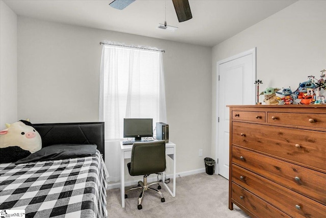 104 Timothy Pl, Easley, SC 29642 - bedroom with light colored carpet and ceiling fan