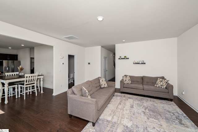 912 Brynderwen Pl, Lyman, SC 29365 - living room featuring wood finished floors, baseboards, and recessed lighting