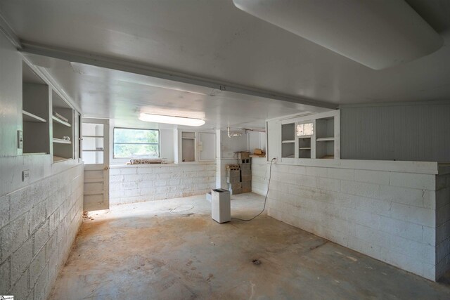 236 S Park Dr, Spartanburg, SC 29302 - below grade area featuring concrete block wall