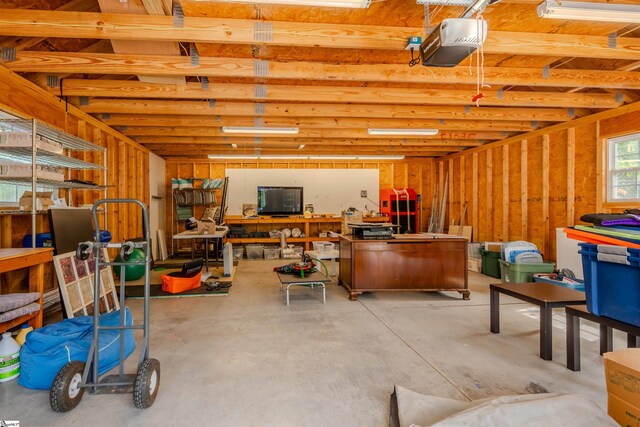 236 S Park Dr, Spartanburg, SC 29302 - garage featuring a garage door opener
