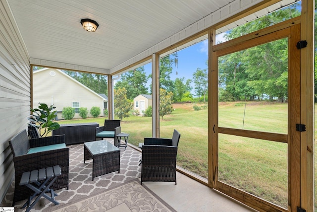 410 Garden Gate Ct, Duncan, SC 29334 - sunroom with an outdoor living space