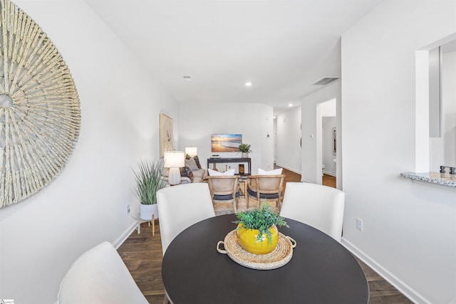 116 Southridge Ct, Easley, SC 29642 - dining space featuring wood finished floors, baseboards, and recessed lighting