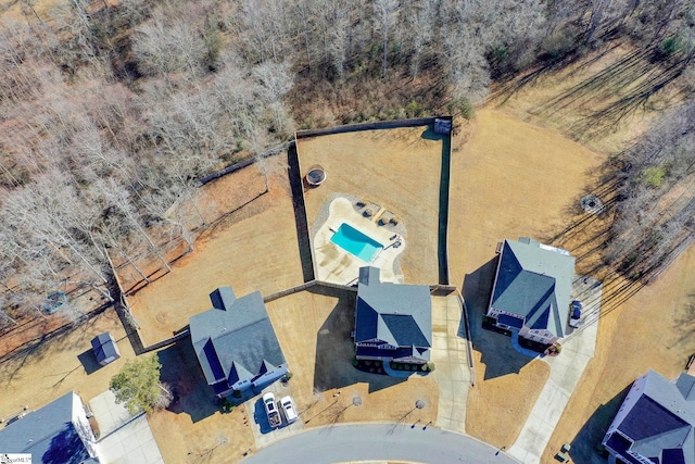 352 Avendell Dr, Easley, SC 29642 - aerial view of a pool