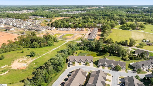 30 Eaglecrest Ct, Simpsonville, SC 29681 - aerial overview of property's location with nearby suburban area and a heavily wooded area