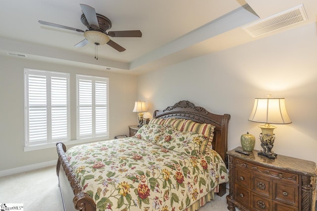 101 Greensdale Ln, Easley, SC 29642 - bedroom with light carpet, baseboards, and a ceiling fan