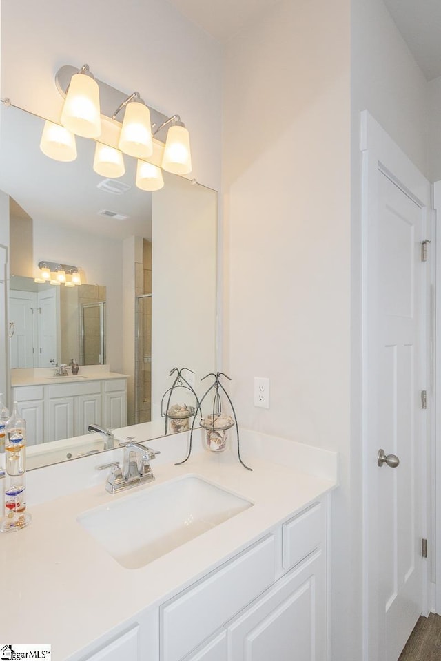 101 Greensdale Ln, Easley, SC 29642 - full bathroom with a stall shower and vanity