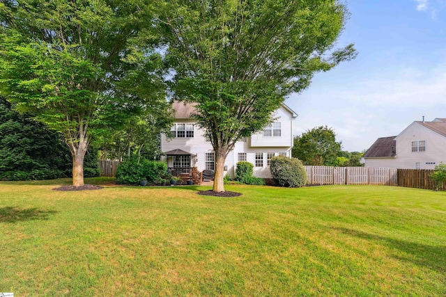 105 Franklin Meadow Way, Greer, SC 29651 - view of yard with a deck