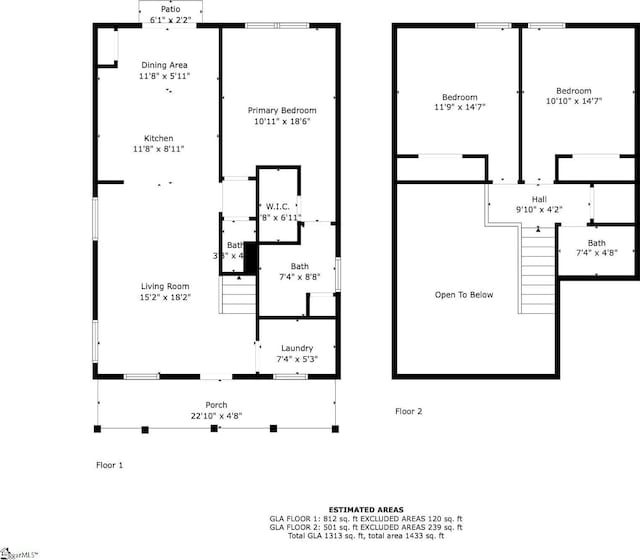 216 Country Gln, Pelzer, SC 29669 - room layout
