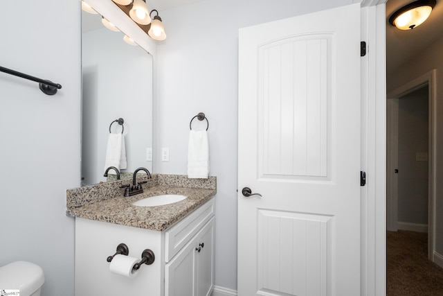216 Country Gln, Pelzer, SC 29669 - bathroom featuring vanity and toilet