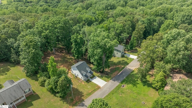 216 Country Gln, Pelzer, SC 29669 - aerial view of property's location with a heavily wooded area