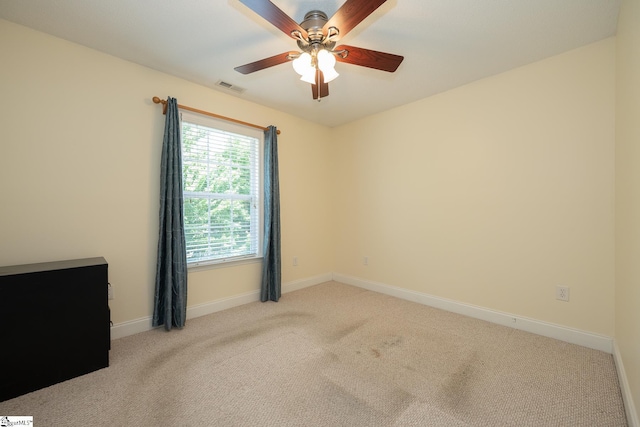 14 Saint Thomas Ct, Greer, SC 29651 - carpeted spare room featuring a ceiling fan and baseboards