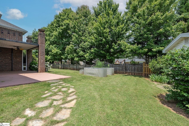 14 Saint Thomas Ct, Greer, SC 29651 - view of yard with a patio area and a ceiling fan