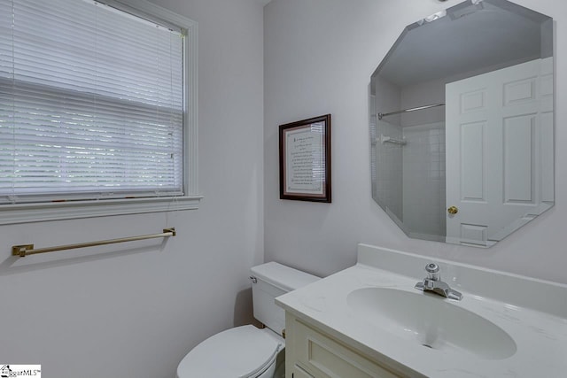 101 N Lady Slipper Ln, Greer, SC 29650 - full bath featuring toilet, vanity, and a shower