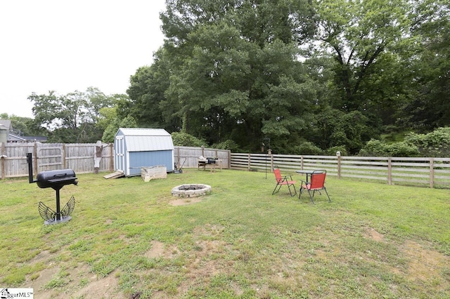 317 Saluda St, Belton, SC 29627 - view of yard with an outdoor fire pit