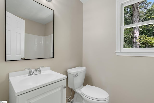 28 Bernwood Dr, Taylors, SC 29687 - full bathroom featuring healthy amount of natural light, vanity, and toilet