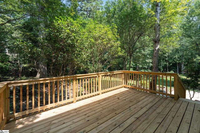 28 Bernwood Dr, Taylors, SC 29687 - view of deck