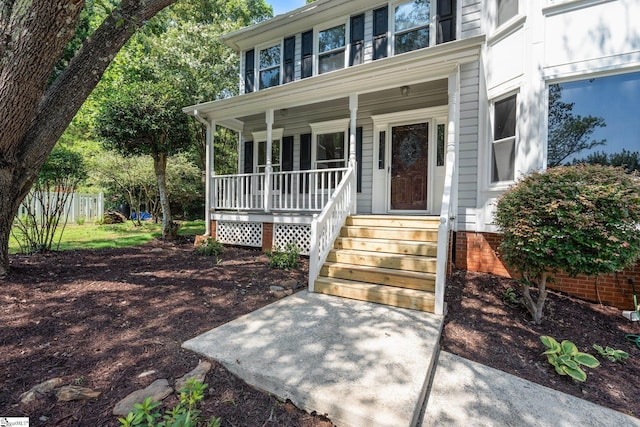28 Bernwood Dr, Taylors, SC 29687 - view of front of home with covered porch