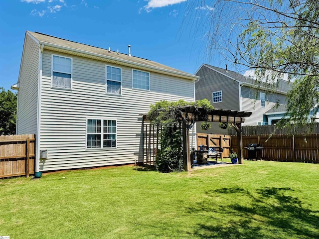 200 Odie Dr, Simpsonville, SC 29681 - rear view of house featuring a pergola and a patio area