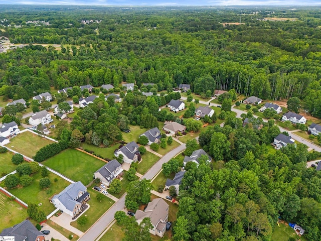 27 Grossmont Dr, Fountain Inn, SC 28644 - aerial overview of property's location featuring a forest and nearby suburban area