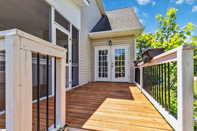 1073 Corie Crest Dr, Boiling Springs, SC 29316 - wooden terrace featuring french doors