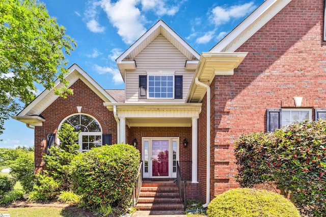 1073 Corie Crest Dr, Boiling Springs, SC 29316 - view of front of property with brick siding