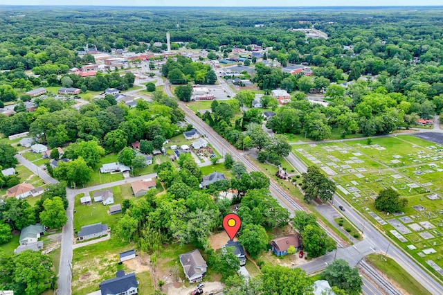 101 Poplar Ave, Belton, SC 29627 - aerial overview of property's location featuring a forest