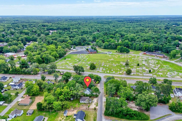 101 Poplar Ave, Belton, SC 29627 - aerial view of a heavily wooded area