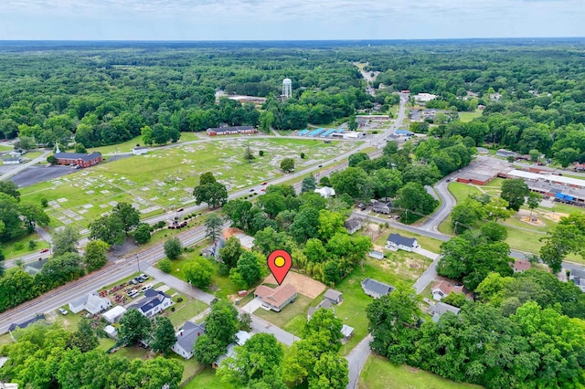 106 N St, Belton, SC 29627 - drone / aerial view of a heavily wooded area