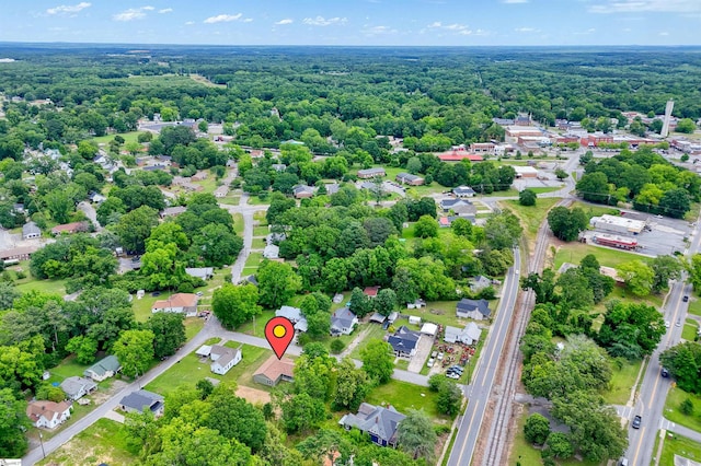106 N St, Belton, SC 29627 - drone / aerial view of a heavily wooded area