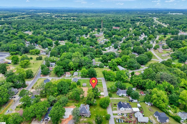 106 N St, Belton, SC 29627 - aerial view of residential area featuring a forest