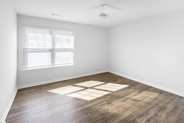 1072 Longstone Way, Spartanburg, SC 29306 - unfurnished room featuring a ceiling fan, wood finished floors, and baseboards