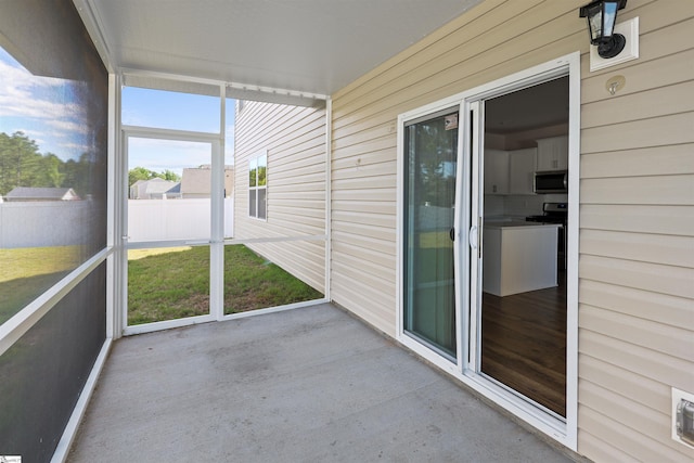 1072 Longstone Way, Spartanburg, SC 29306 - view of unfurnished sunroom