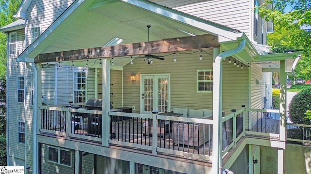 67 Devonhall Way, Taylors, SC 29687 - rear view of property featuring a deck
