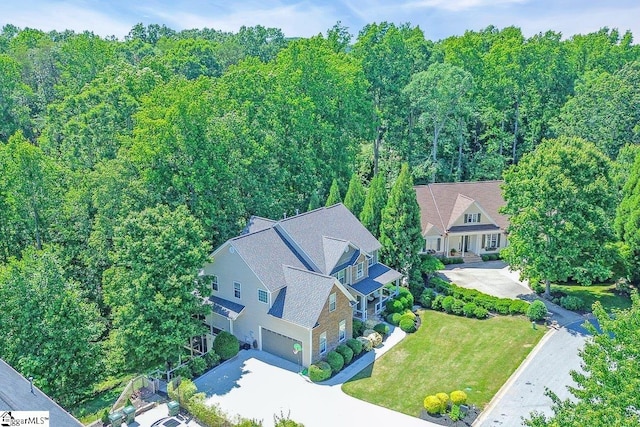 67 Devonhall Way, Taylors, SC 29687 - view from above of property with a forest