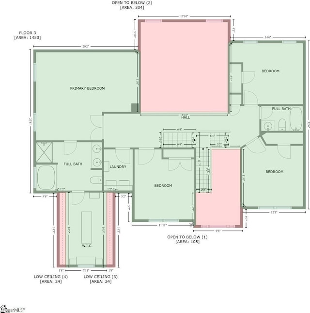 67 Devonhall Way, Taylors, SC 29687 - property floor plan