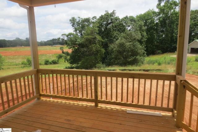 3140 Midway Rd Lot 97, Anderson, SC 29621 - wooden terrace with a rural view