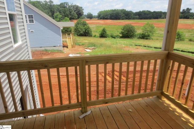 3140 Midway Rd Lot 97, Anderson, SC 29621 - wooden terrace featuring a rural view
