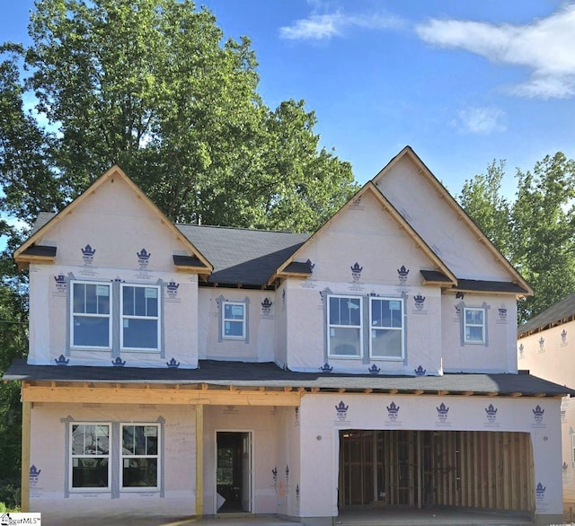 344 Alyssa Landing Dr Unit 78, Fountain Inn, SC 29644 - unfinished property with an attached garage, driveway, and stucco siding