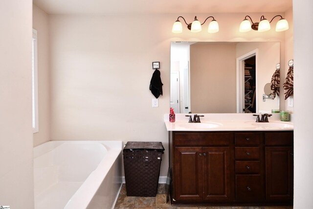 200 Marshfield Ct, Easley, SC 29642 - bathroom with a bath and double vanity