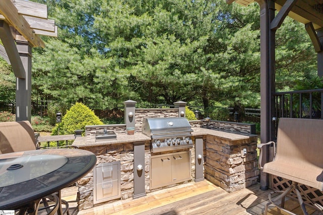 100 Claiborne Rd, Piedmont, SC 29673 - view of patio / terrace featuring view of scattered trees and a deck
