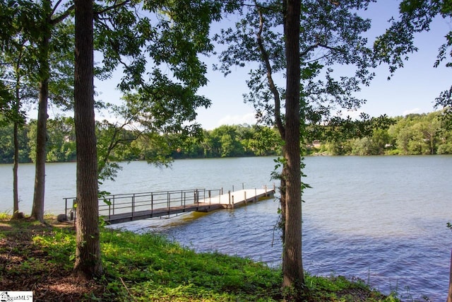 1507 Northlake Dr, Anderson, SC 29625 - dock featuring a water view