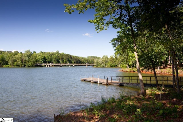 1507 Northlake Dr, Anderson, SC 29625 - dock area featuring a water view and a view of trees