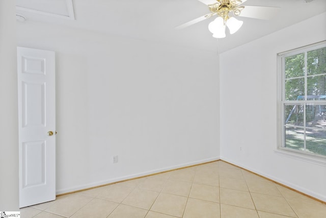103 Berry Ct, Belton, SC 29627 - empty room featuring tile patterned floors, baseboards, and ceiling fan