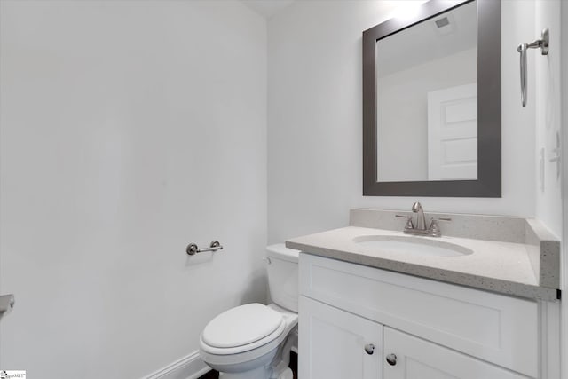 206 Daniels St, Anderson, SC 29625 - bathroom featuring vanity and toilet