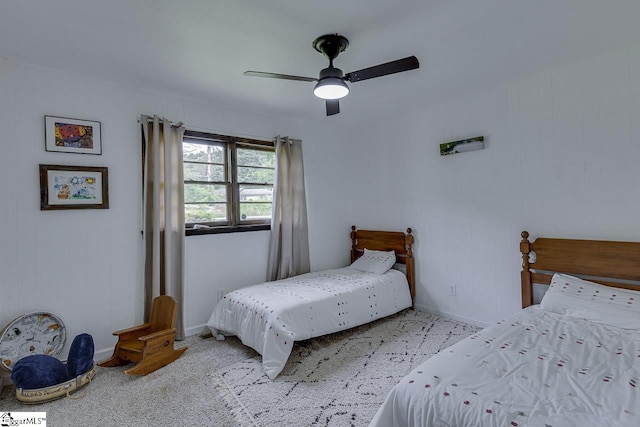 145 Rosewood Cir, Duncan, SC 29334 - carpeted bedroom with a ceiling fan and baseboards