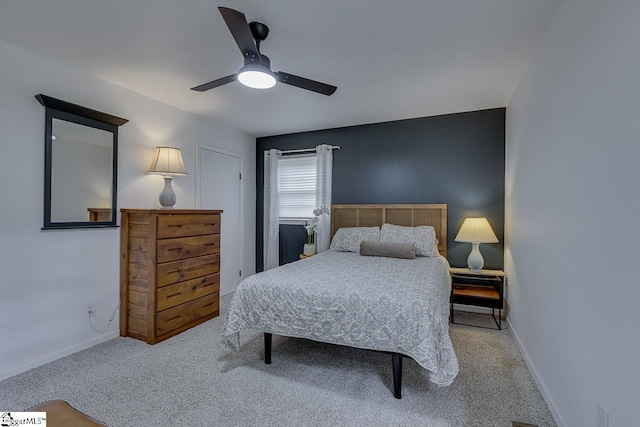 145 Rosewood Cir, Duncan, SC 29334 - carpeted bedroom with ceiling fan and baseboards