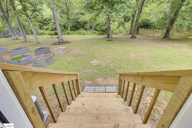 145 Rosewood Cir, Duncan, SC 29334 - view of yard featuring a vegetable garden